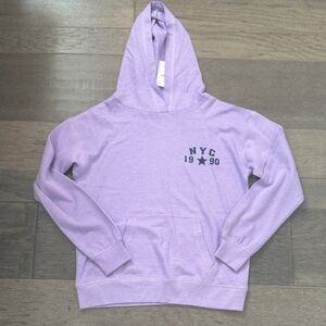 Lavender Hoodie with NYC Print